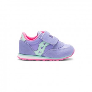 Adidasi Saucony Baby Jazz Hook & Loop Little Copii Violet | ROMANIA ZXNAIS