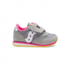 Adidasi Saucony Baby Jazz Hook & Loop Little Copii Gri | ROMANIA JQOILV