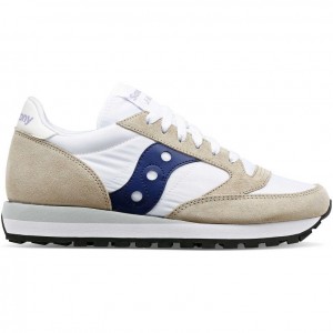 Adidasi Saucony Jazz Original Dama Albi Bej Bleumarin | ROMANIA OCKNXZ