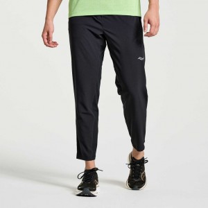 Pantaloni Jogger Saucony Boston Woven Barbati Negrii | ROMANIA VCQKYM