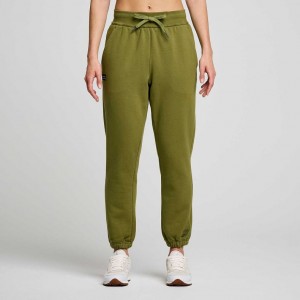 Pantaloni Jogger Saucony Recovery Barbati Masline Verzi | ROMANIA POVWHG