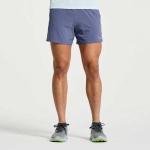 Pantaloni Scurti Saucony Outpace 5" Barbati Albastri | ROMANIA VBXEYI