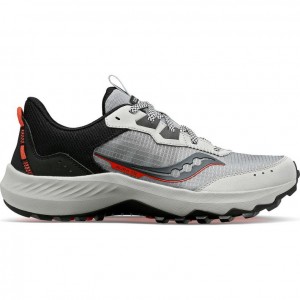 Pantofi Alergare Trail Saucony Aura TR Barbati Gri | ROMANIA HIBFUV