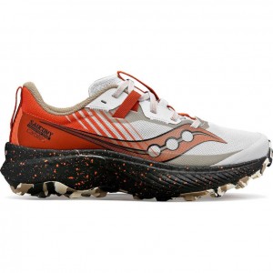 Pantofi Alergare Trail Saucony Endorphin Edge Dama Albi Rosii | ROMANIA GKVHXS