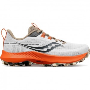 Pantofi Alergare Trail Saucony Peregrine 13 Dama Albi | ROMANIA ANVWHE