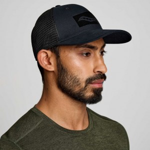 Sapca Trucker Saucony Adjustable Snap Back Barbati Negrii | ROMANIA CPLVGK