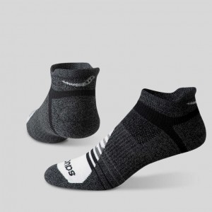 Sosete Saucony Inferno Merino Wool Blend No Show 3-Pack Barbati Negrii Gri | ROMANIA WDGNYA