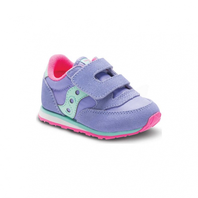 Adidasi Saucony Baby Jazz Hook & Loop Little Copii Violet | ROMANIA ZXNAIS