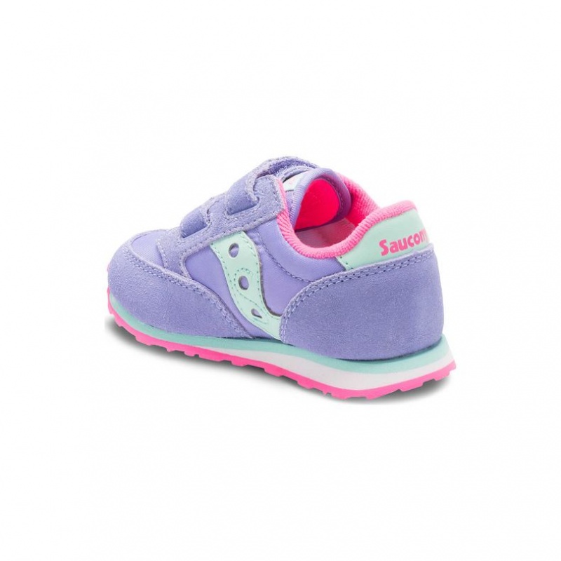 Adidasi Saucony Baby Jazz Hook & Loop Little Copii Violet | ROMANIA ZXNAIS