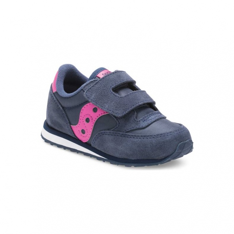 Adidasi Saucony Baby Jazz Hook & Loop Little Copii Bleumarin | ROMANIA YARODP