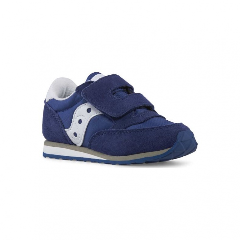 Adidasi Saucony Baby Jazz Hook & Loop Little Copii Bleumarin | ROMANIA DIJEMQ