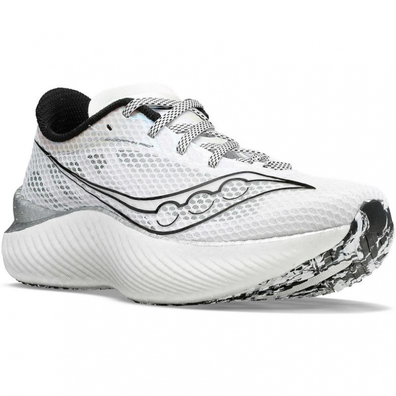 Adidasi Saucony Endorphin Pro 3 Dama Albi | ROMANIA QDTIHL