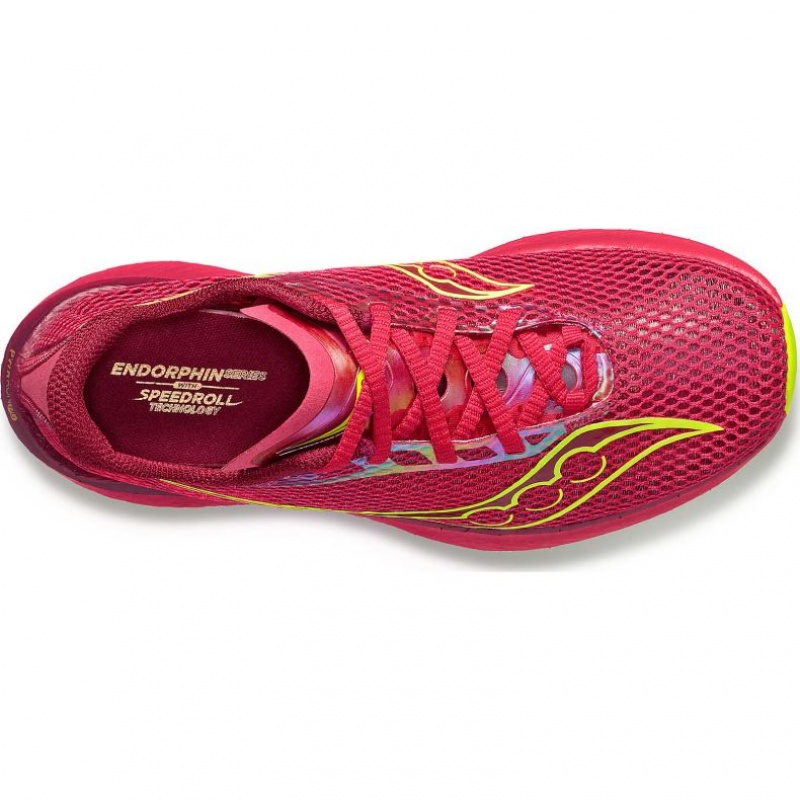 Adidasi Saucony Endorphin Pro 3 Dama Rosii | ROMANIA GBEQXU