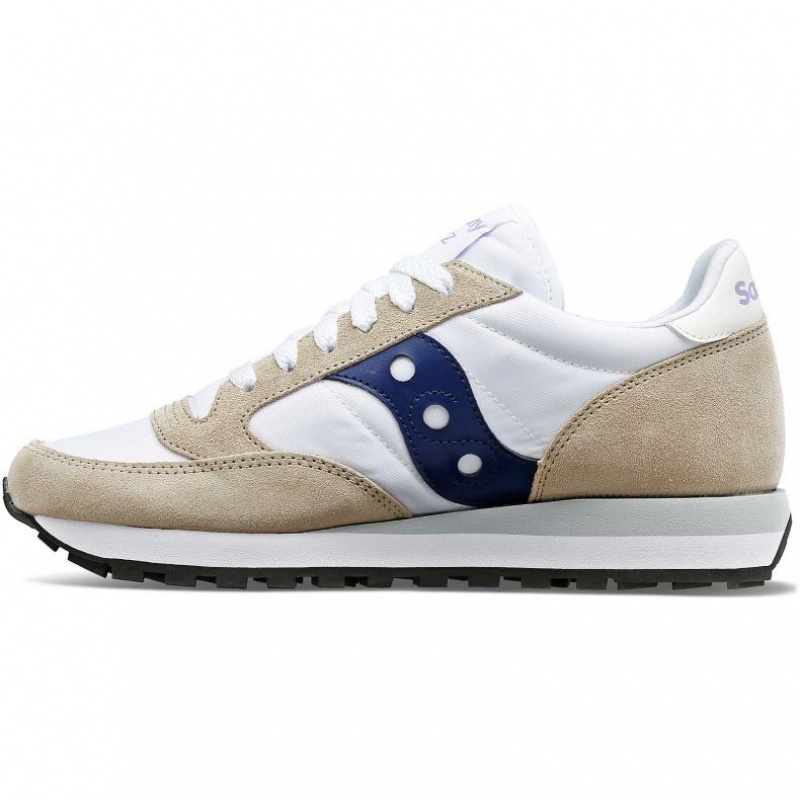 Adidasi Saucony Jazz Original Dama Albi Bej Bleumarin | ROMANIA OCKNXZ