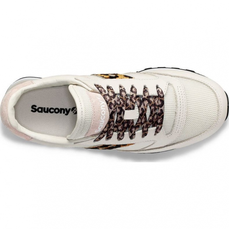 Adidasi Saucony Jazz Triple Dama Albi Leopard | ROMANIA SPQVME