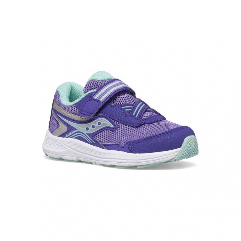 Adidasi Saucony Ride 10 Jr. Little Copii Violet | ROMANIA YUTZDR