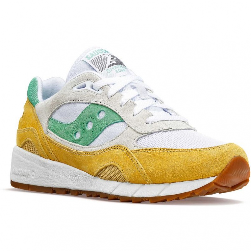 Adidasi Saucony Shadow 6000 Barbati Albi Galbeni Verzi | ROMANIA VJBGSQ