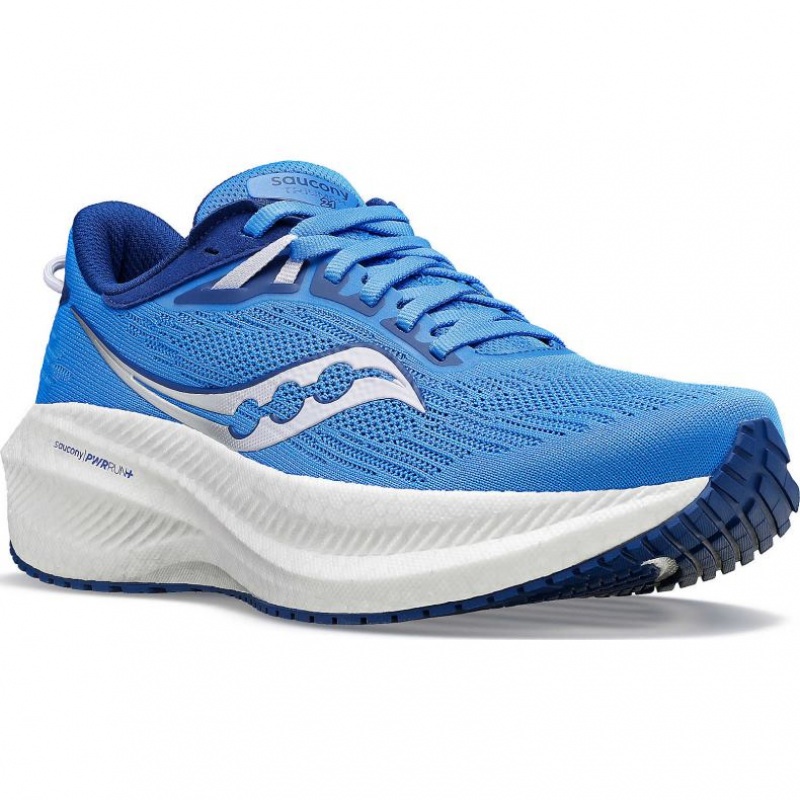 Adidasi Saucony Triumph 21 Dama Albastri | ROMANIA JGOAFS