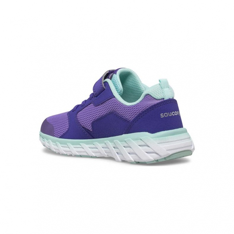 Adidasi Saucony Vânt 2.0 A/C Big Copii Violet | ROMANIA BLUYEQ