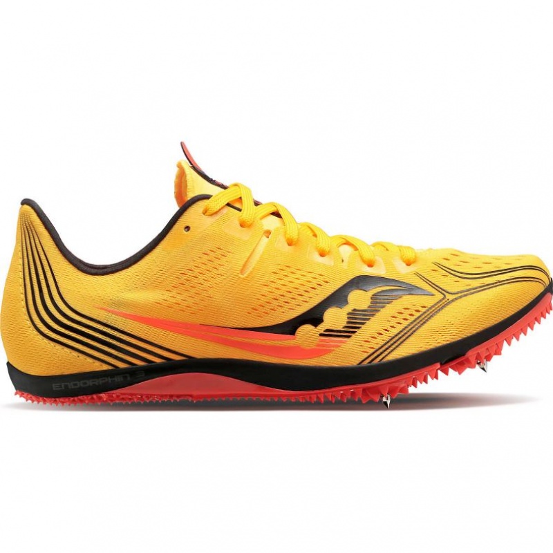 Adidasi cu Cuie Atletism Saucony Endorphin 3 Barbati Galbeni | ROMANIA MZNUCW