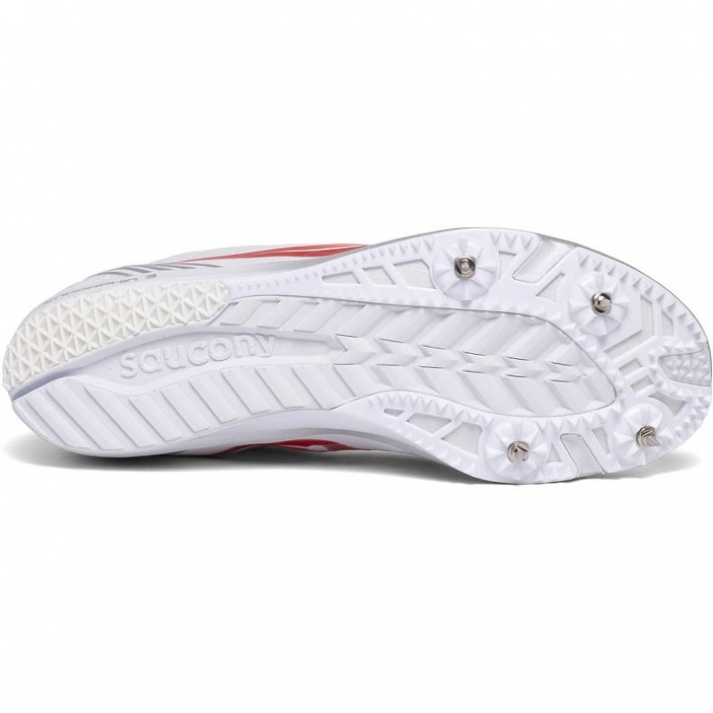 Adidasi cu Cuie Atletism Saucony Endorphin 3 Dama Albi | ROMANIA JFDGMO