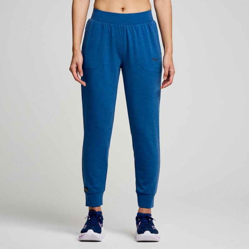 Pantaloni Jogger Saucony Boston Dama Indigo | ROMANIA EROJYS