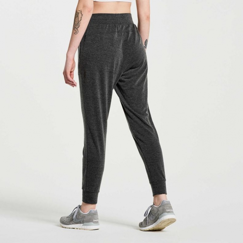 Pantaloni Jogger Saucony Boston Dama Negrii | ROMANIA EXYTVN