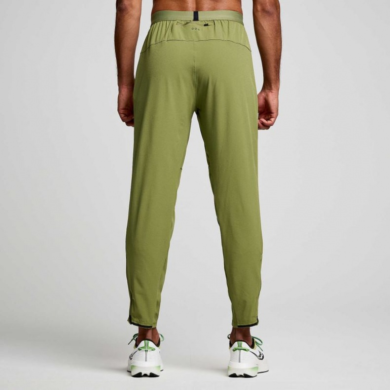 Pantaloni Jogger Saucony Boston Woven Barbati Masline Verzi | ROMANIA BQRKPF