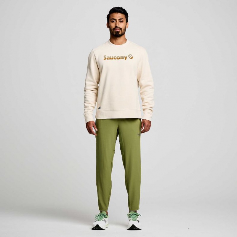 Pantaloni Jogger Saucony Boston Woven Barbati Masline Verzi | ROMANIA BQRKPF