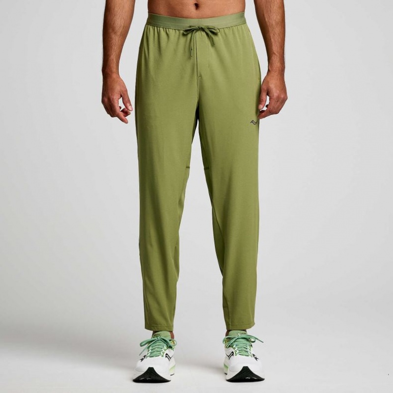 Pantaloni Jogger Saucony Boston Woven Barbati Masline Verzi | ROMANIA BQRKPF