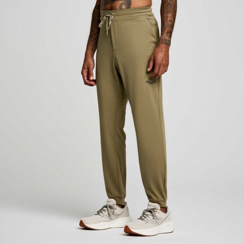 Pantaloni Jogger Saucony Solstice Barbati Masline Verzi | ROMANIA DIAUEF