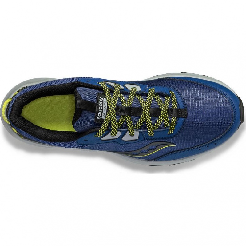 Pantofi Alergare Trail Saucony Aura TR Barbati Indigo | ROMANIA OLGIAY