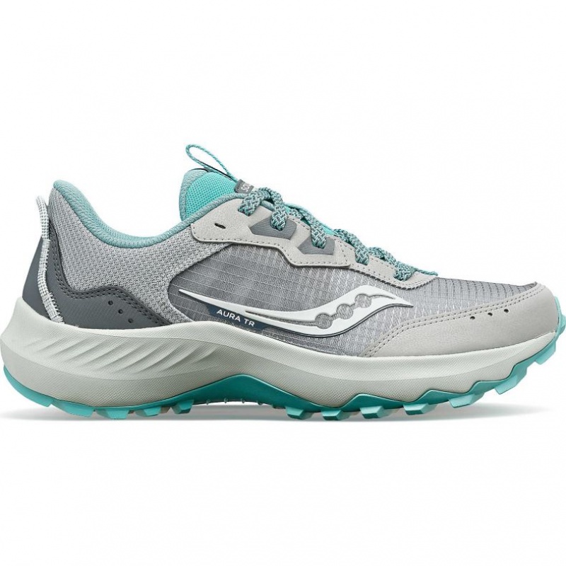 Pantofi Alergare Trail Saucony Aura TR Dama Gri | ROMANIA JXDYCF