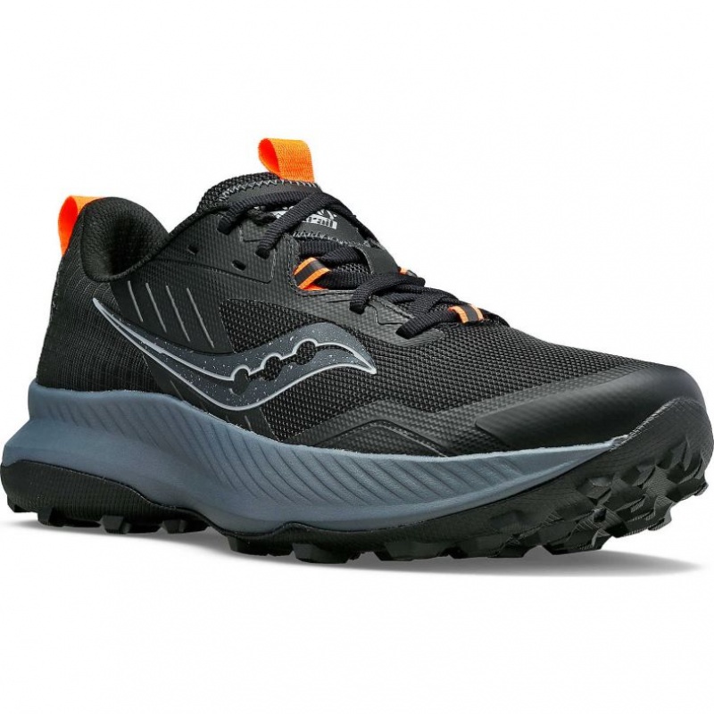 Pantofi Alergare Trail Saucony Blaze TR Barbati Negrii | ROMANIA CTWYJA