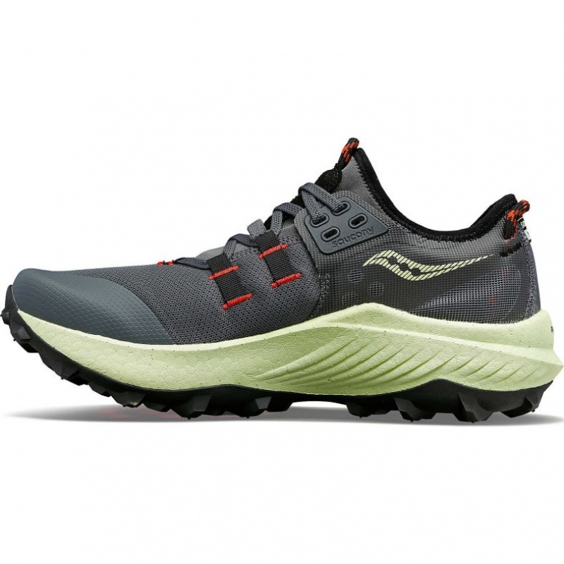 Pantofi Alergare Trail Saucony Endorphin Rift Barbati Gri Verde Menta | ROMANIA XLNZOK