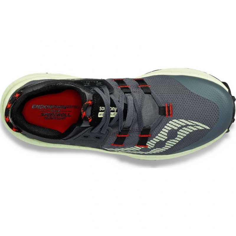 Pantofi Alergare Trail Saucony Endorphin Rift Barbati Gri Verde Menta | ROMANIA XLNZOK