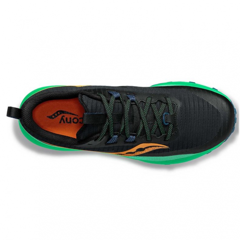 Pantofi Alergare Trail Saucony Peregrine 13 Barbati Negrii Verzi | ROMANIA ZBHYFV