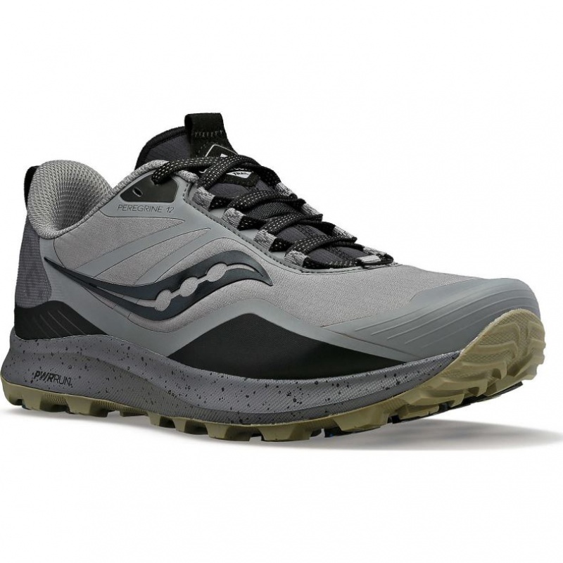 Pantofi Alergare Trail Saucony Peregrine ICE+ 3 Barbati Gri | ROMANIA ZQRBOW