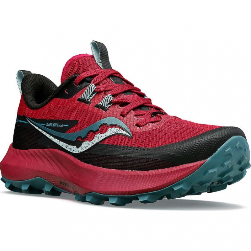 Pantofi Alergare Trail Saucony Peregrine 13 Dama Rosii | ROMANIA TDSJNV