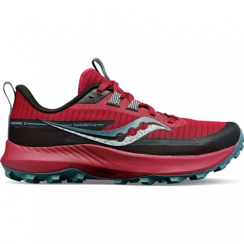 Pantofi Alergare Trail Saucony Peregrine 13 Dama Rosii | ROMANIA TDSJNV