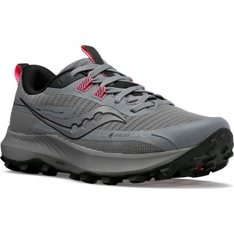 Pantofi Alergare Trail Saucony Peregrine 13 GTX Dama Gri | ROMANIA LKYDOQ