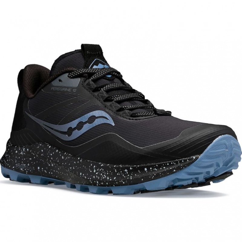 Pantofi Alergare Trail Saucony Peregrine ICE+ 3 Dama Negrii | ROMANIA RKUHVS