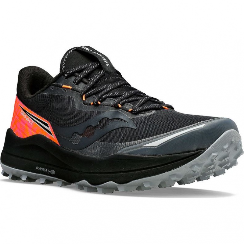 Pantofi Alergare Trail Saucony Xodus Ultra 2 Barbati Negrii | ROMANIA JAKPLX