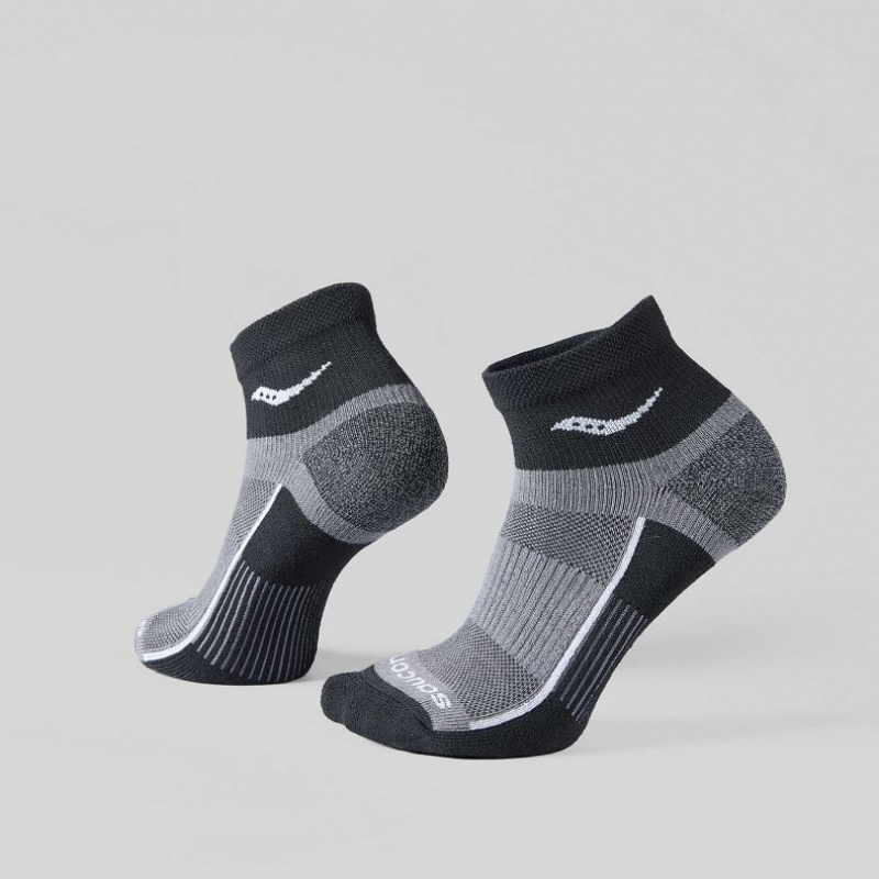 Sosete Saucony Inferno Quarter 3-Pack Barbati Gri | ROMANIA NCDXKF